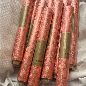 Lot of 10: Guardsman Windsor Embossed Copper Florist/Baker foil rolls 20x50 ft